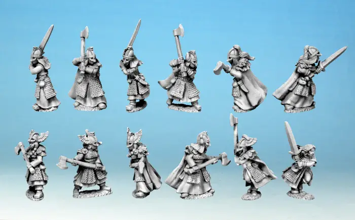 Valkyrie w/ 2 Handed Weapons (15mm)
