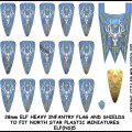 Photo of Elf Heavy Infantry Flag & Shields (ELF(NS)5)