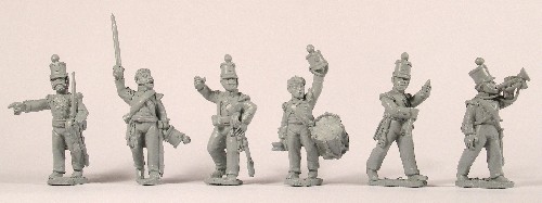 Fusilier/ Light Infantry Command in Shakos