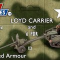 Photo of 12mm British Loyd Carrier and 6pdr plus crews (VG12027)