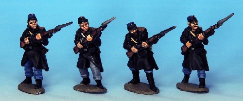 Danish Infantry at the Ready. 1864