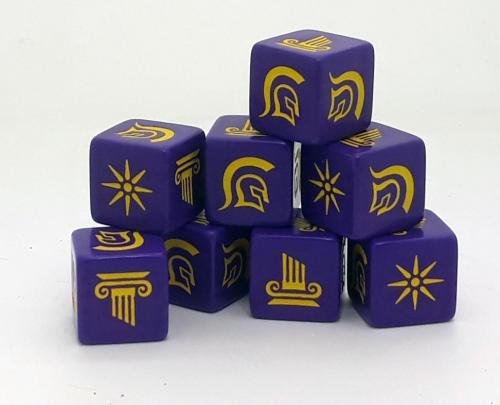 Saga Greek Dice